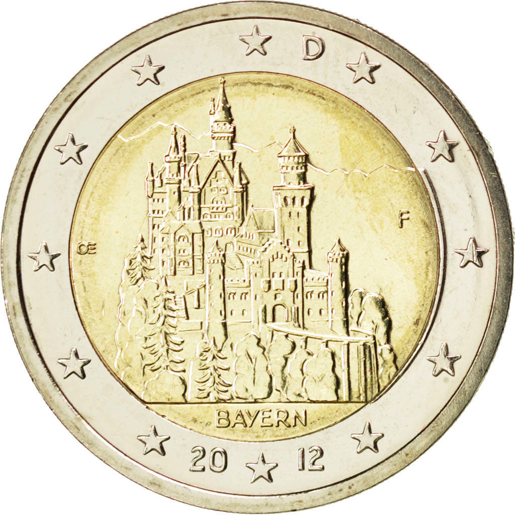 Allemagne, 2 Euro, 2012, SPL