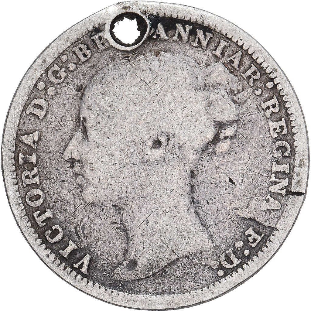 Coin, Great Britain, Victoria, 3 Pence, 1873, F(12-15), Silver, KM:730