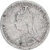 Coin, Great Britain, Victoria, 3 Pence, 1889, F(12-15), Silver, KM:758