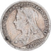 Coin, Great Britain, Victoria, 3 Pence, 1901, VF(30-35), Silver, KM:777