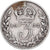 Munten, Groot Bretagne, Edward VII, 3 Pence, 1902, ZF, Zilver, KM:797.1