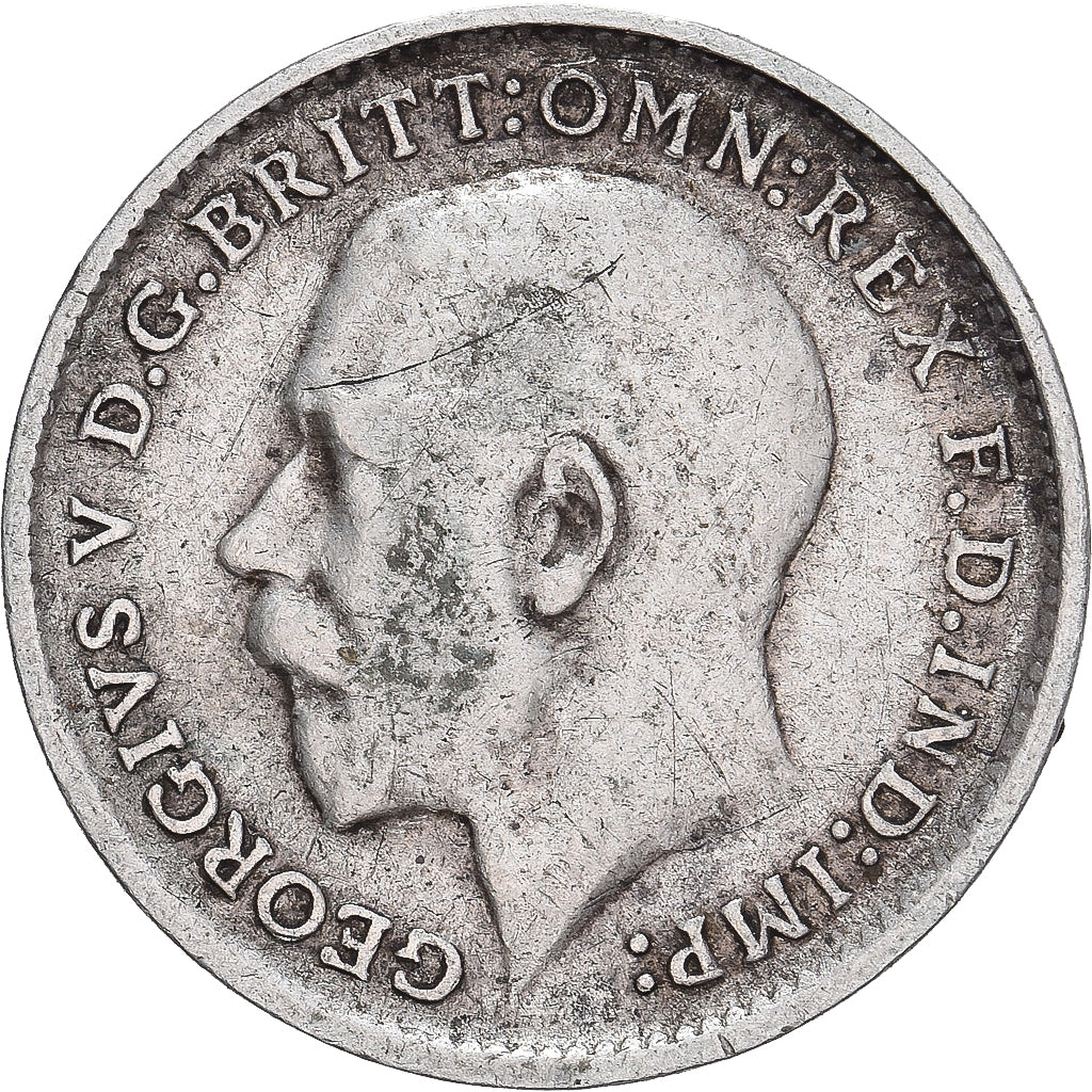 Moeda, Grã-Bretanha, George V, 3 Pence, 1911, VF(30-35), Prata, KM:813