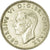 Monnaie, Grande-Bretagne, George VI, Florin, Two Shillings, 1943, TTB, Argent