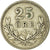 Moneta, Szwecja, Gustaf V, 25 Öre, 1931, EF(40-45), Srebro, KM:785