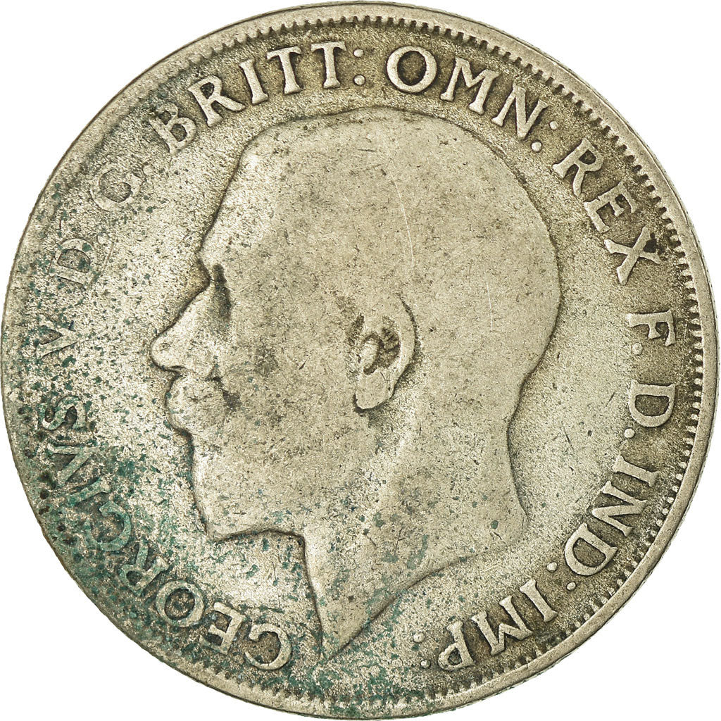 Monnaie, Grande-Bretagne, George V, Florin, Two Shillings, 1921, TB, Argent