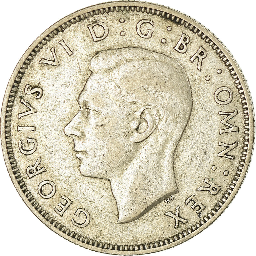 Monnaie, Grande-Bretagne, George VI, Florin, Two Shillings, 1939, TB+, Argent