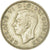 Monnaie, Grande-Bretagne, George VI, Florin, Two Shillings, 1943, TTB, Argent