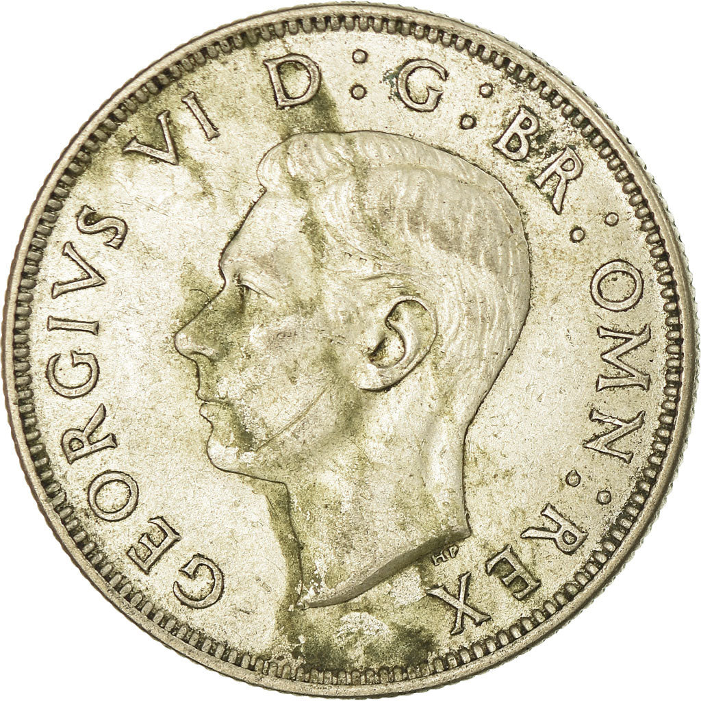 Coin, Great Britain, George VI, Florin, Two Shillings, 1945, EF(40-45), Silver