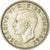 Monnaie, Grande-Bretagne, George VI, Florin, Two Shillings, 1945, TTB+, Argent