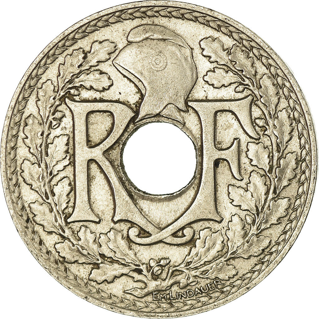 Coin, France, Lindauer, 25 Centimes, 1914, AU(50-53), Nickel, KM:867