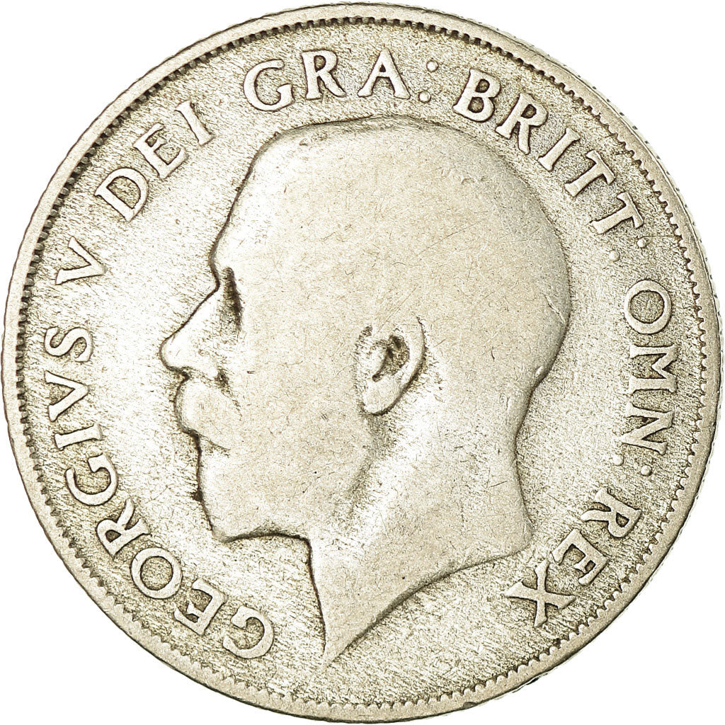 Munten, Groot Bretagne, George V, Shilling, 1921, FR+, Zilver, KM:816a