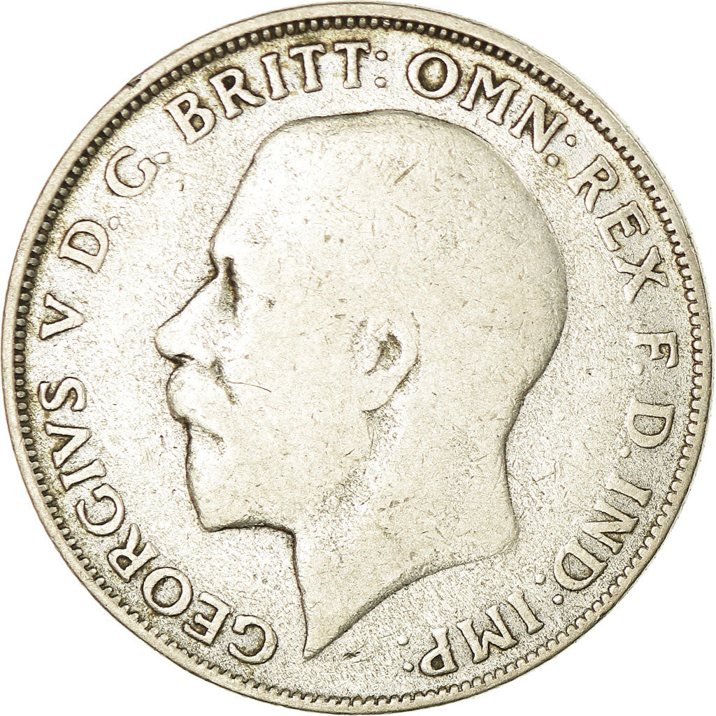 Monnaie, Grande-Bretagne, George V, Florin, Two Shillings, 1922, TB, Argent