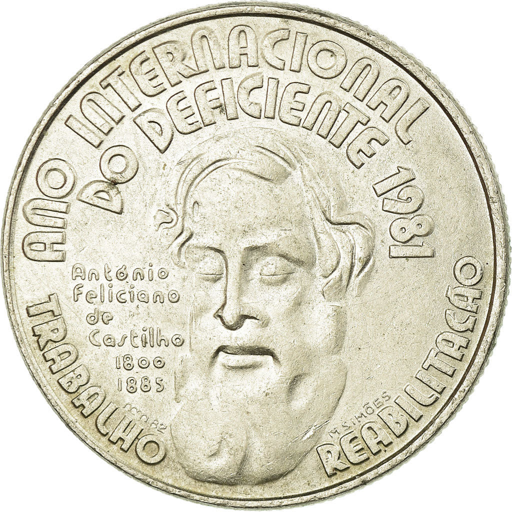 Coin, Portugal, 25 Escudos, 1981, AU(55-58), Copper-nickel, KM:607a