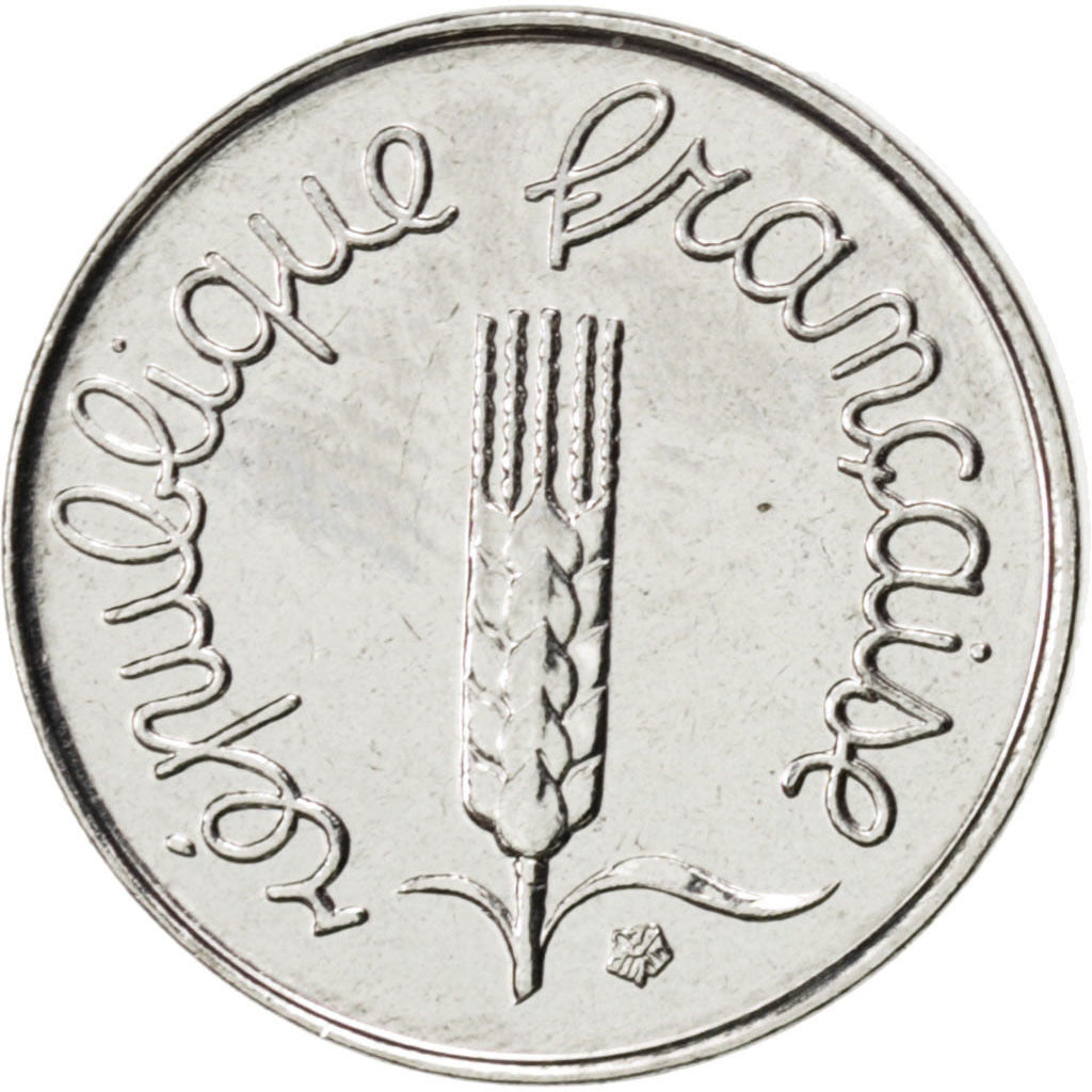 Coin, France, Épi, Centime, 2001, MS(63), Stainless Steel, KM:928, Gadoury:91