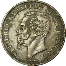 Monnaie, Italie, Vittorio Emanuele II, 5 Centesimi, 1861, Milan, TTB+, Cuivre