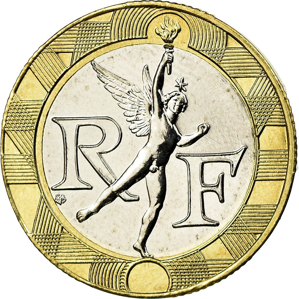 Coin, France, Génie, 10 Francs, 2001, Paris, MS(64), Aluminum-Bronze, KM:964.2