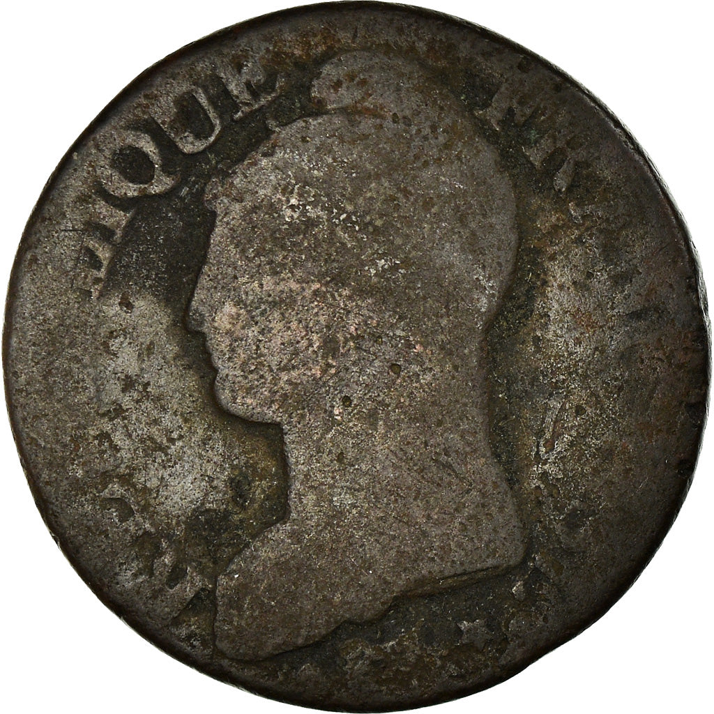 Moneta, Francia, Dupré, 5 Centimes, AN 8, Lille, B+, Bronzo, KM:640.11