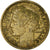 Moneda, Francia, Morlon, Franc, 1935, Paris, BC+, Aluminio - bronce, KM:885