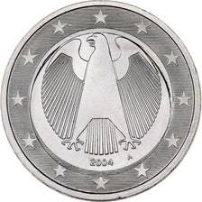 Deutschland, 2 Euro, error with 1€ core, 2004, Berlin, Copper-nickel, UNZ