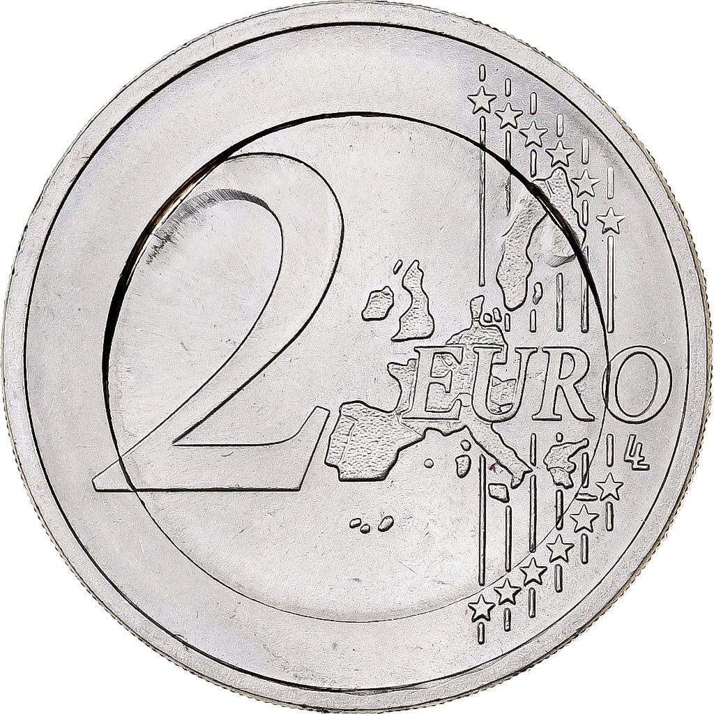 Deutschland, 2 Euro, error with 1€ core, 2004, Berlin, Copper-nickel, UNZ
