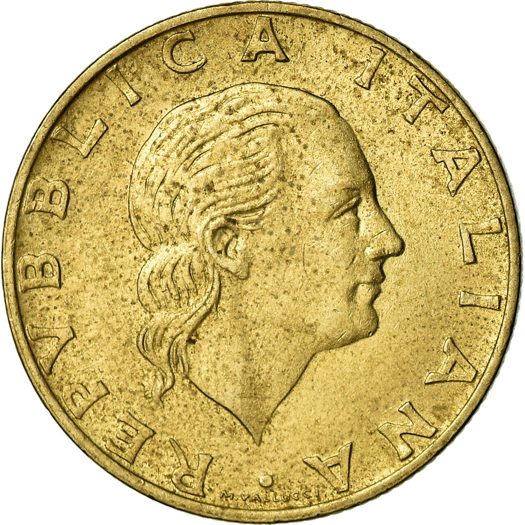 Coin, Italy, 200 Lire, 1993, Rome, AU(50-53), Aluminum-Bronze, KM:155