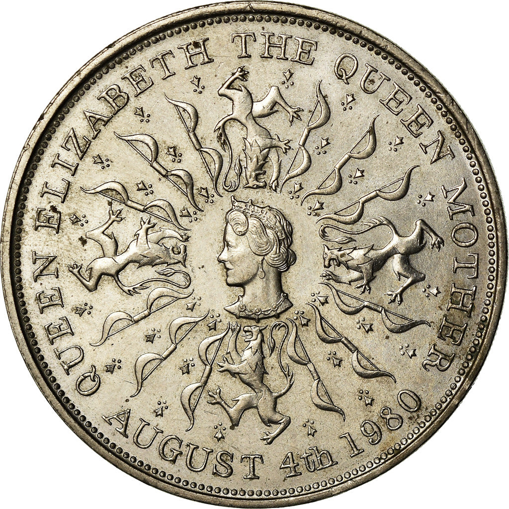 Moneda, Gran Bretaña, Elizabeth II, 25 New Pence, 1980, EBC, Cobre - níquel