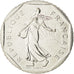 Munten, Frankrijk, Semeuse, 2 Francs, 1999, UNC-, Nickel, KM:942.1, Gadoury:547