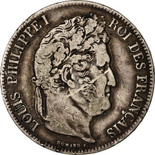 France, Louis-Philippe I, 5 Francs, 1840, Lyon, Silver, VF(30-35), Gadoury:678