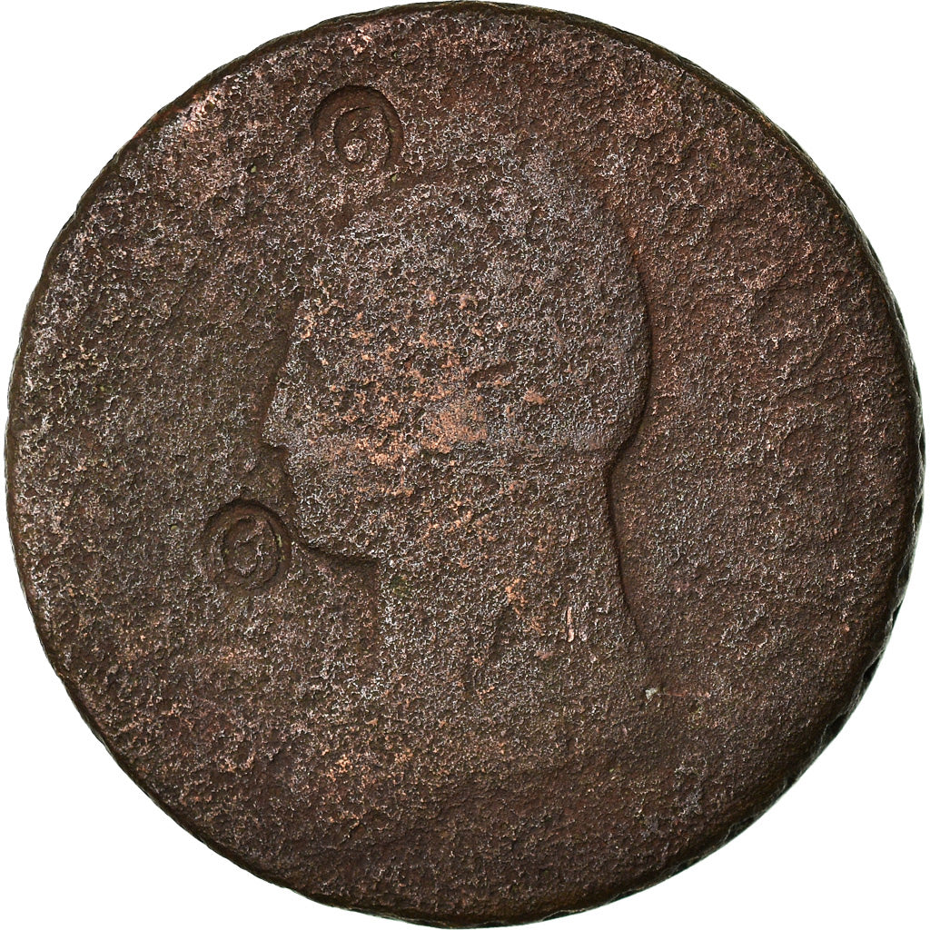 Moneda, Francia, Dupré, Decime, AN 8, Strasbourg, BC, Bronce, KM:644.4