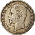 Moneda, Francia, Napoleon III, Napoléon III, 5 Francs, 1856, Strasbourg, BC+