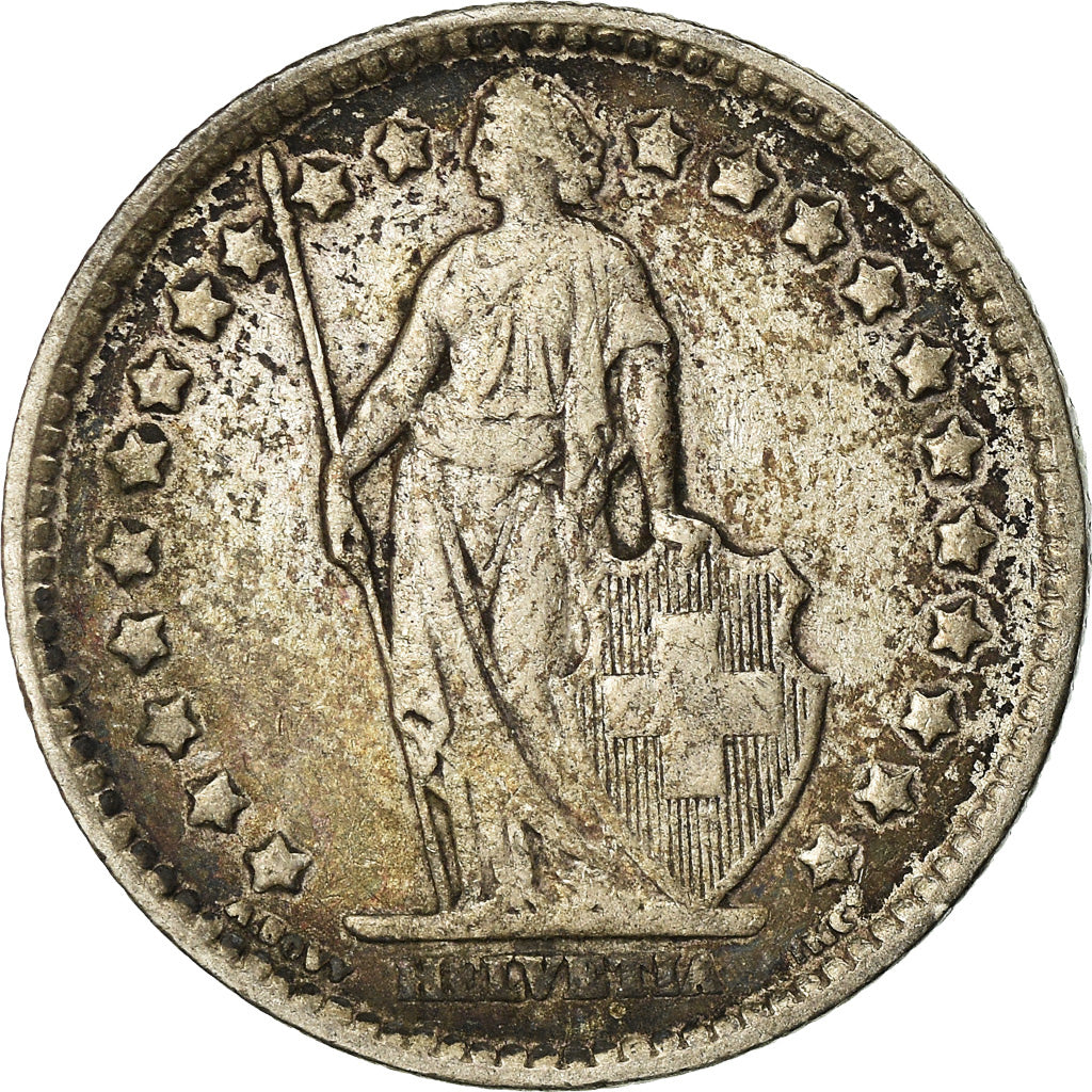 Coin, Switzerland, Franc, 1920, Bern, EF(40-45), Silver, KM:24