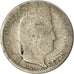 Francia, 1/2 Franc, Louis-Philippe, 1845, Paris, Plata, BC, Gadoury:410
