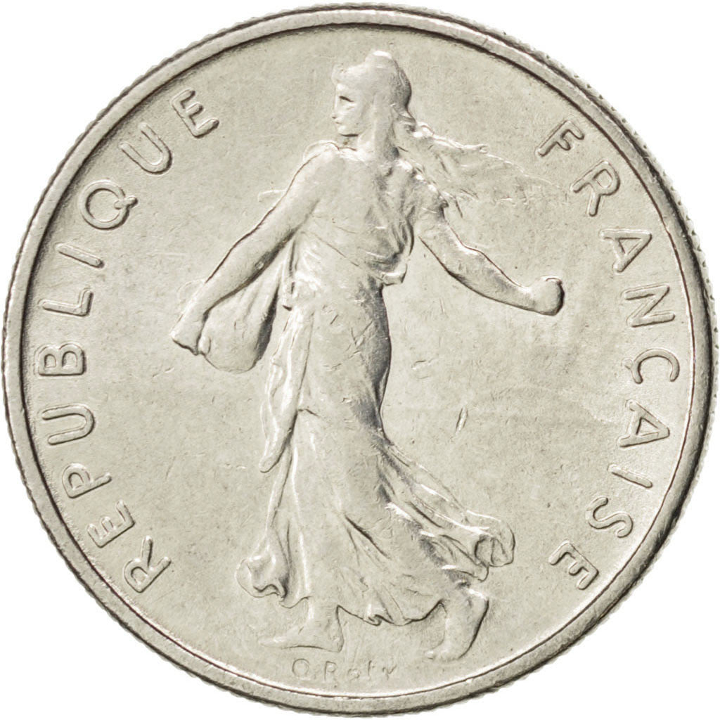 Moneta, Francia, Semeuse, 1/2 Franc, 1972, SPL-, Nichel, KM:931.1, Gadoury:429