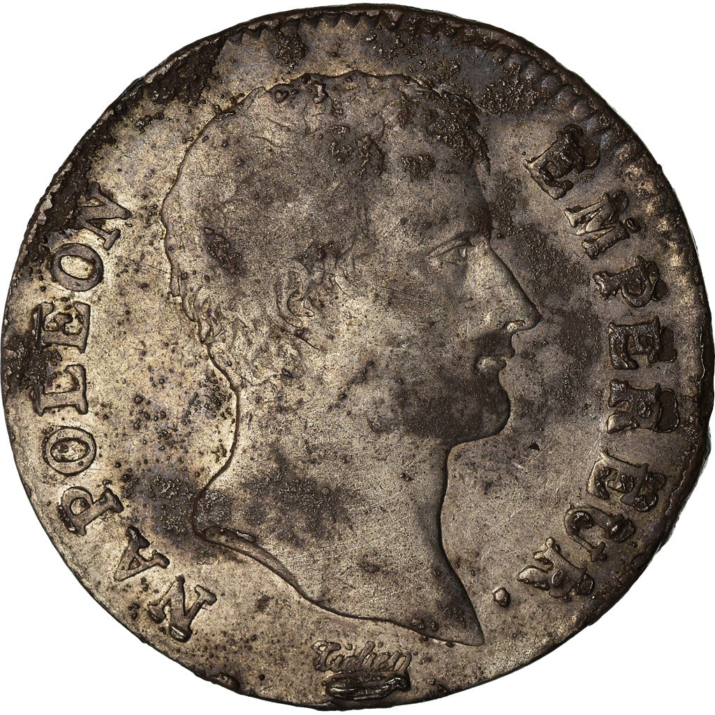 Münze, Frankreich, Napoléon I, Franc, 1807, Torino, Very rare, S, Silber