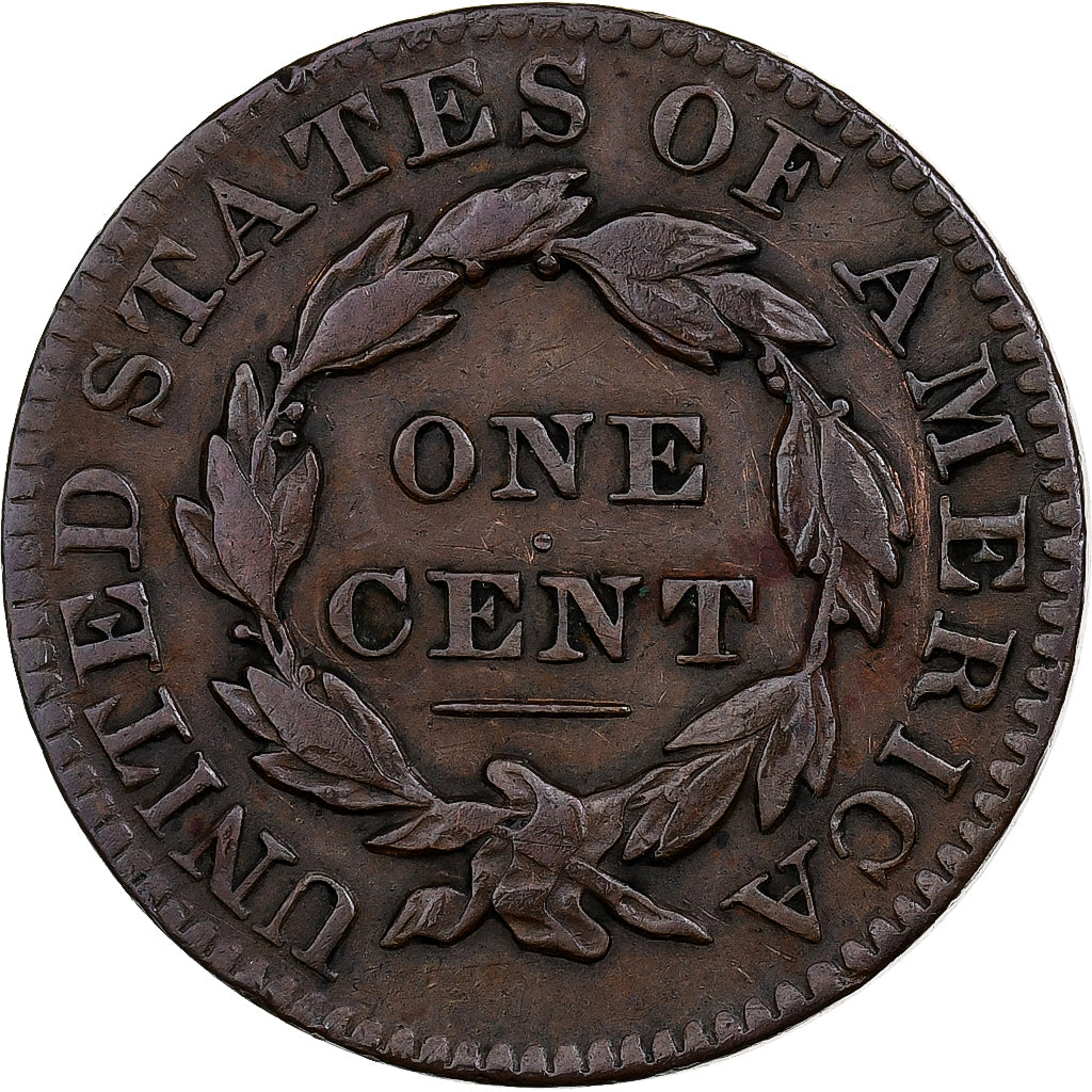United States, 1 Cent, Coronet Head, 1831, Philadelphia, Copper, VF(30-35)