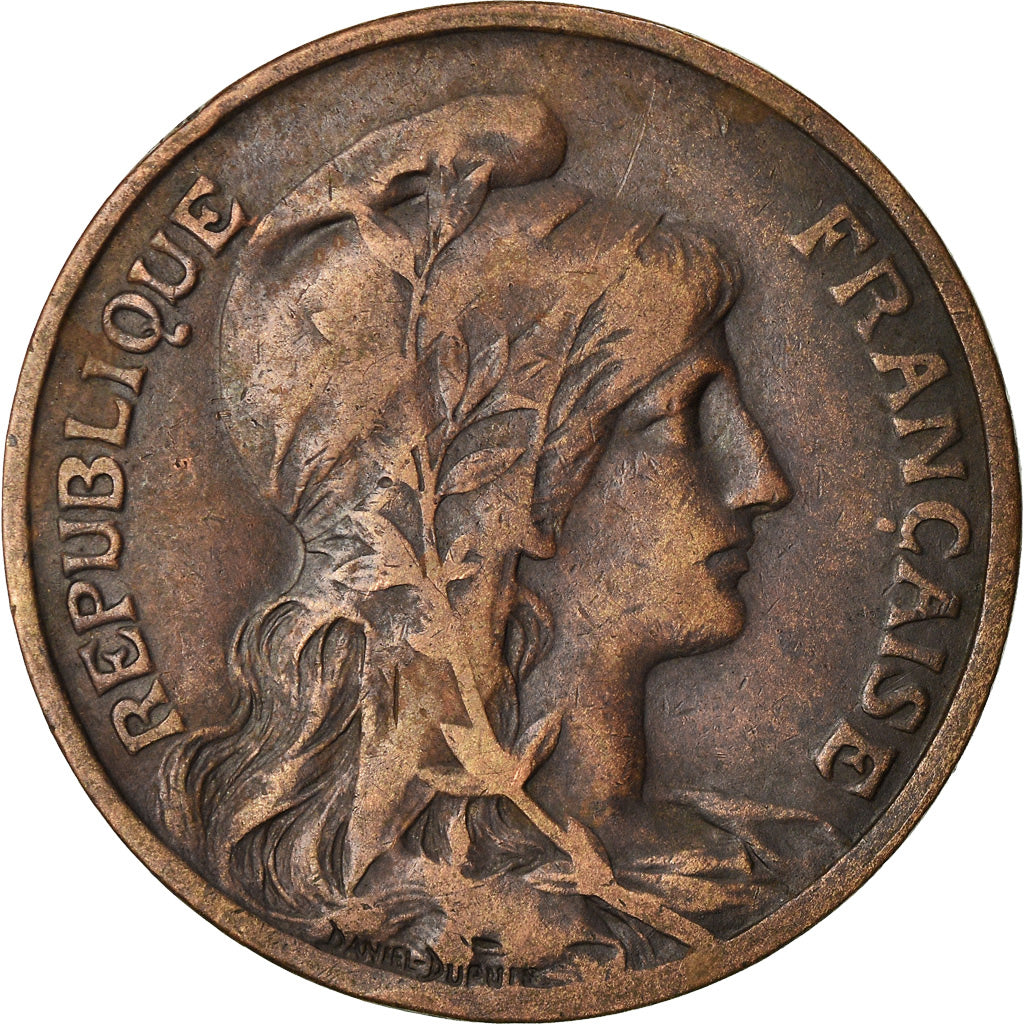 Moeda, França, Dupuis, 10 Centimes, 1911, Paris, VF(30-35), Bronze, KM:843