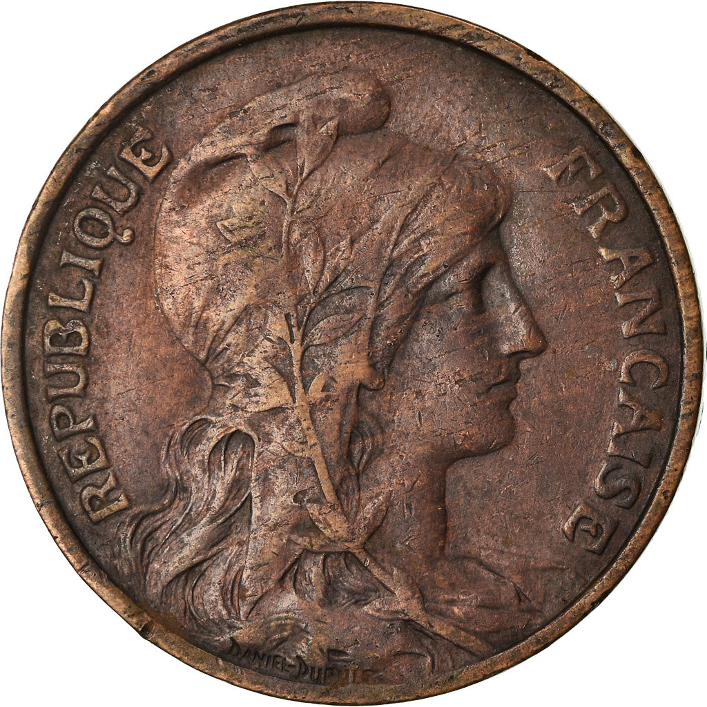 Monnaie, France, Dupuis, 10 Centimes, 1915, Paris, TB+, Bronze, Gadoury:277