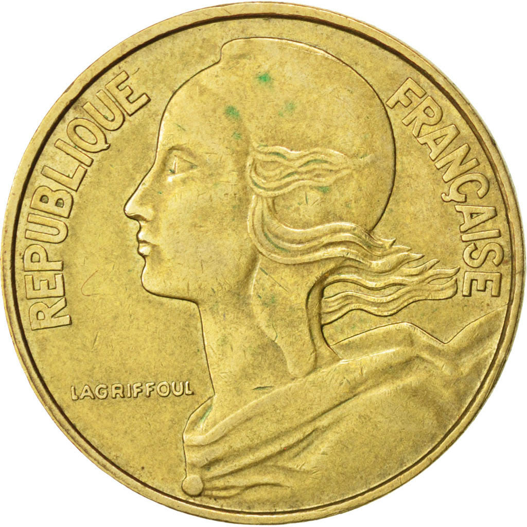 Coin, France, Marianne, 20 Centimes, 1968, EF(40-45), Aluminum-Bronze, KM:930
