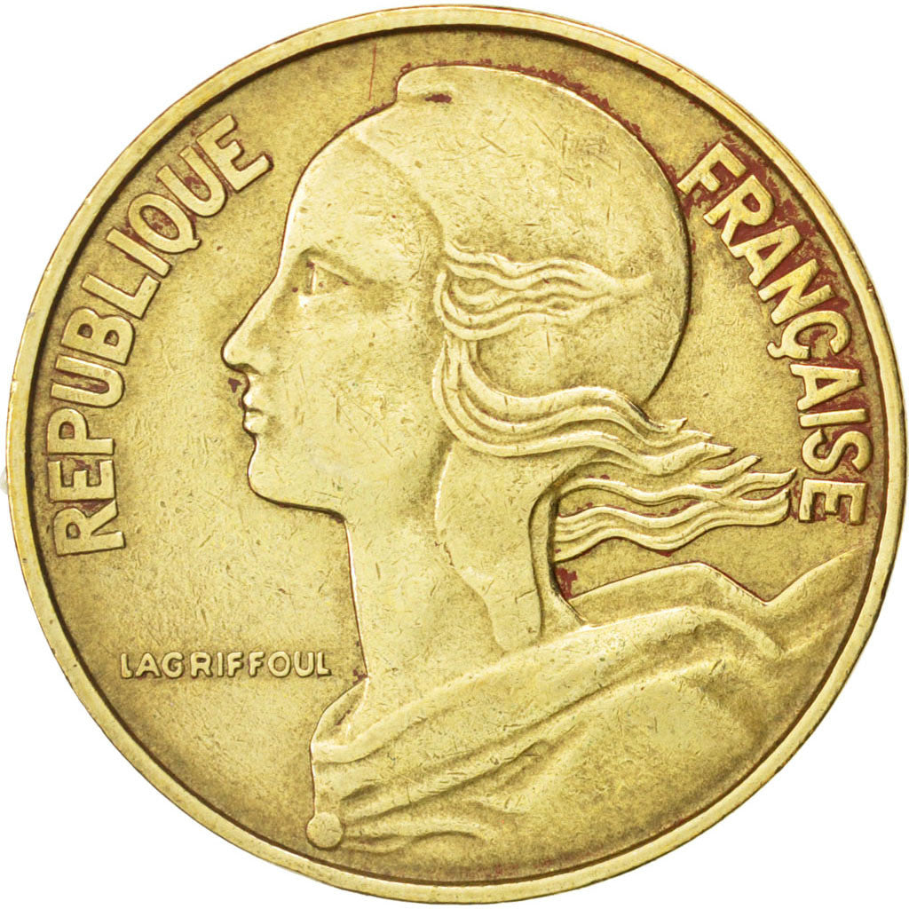 Monnaie, France, Marianne, 20 Centimes, 1969, TTB, Aluminum-Bronze, KM:930