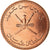 Coin, Oman, Qabus bin Sa'id, 10 Baisa, 2008, British Royal Mint, MS(63), Bronze