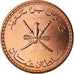 Munten, Oman, Qabus bin Sa'id, 5 Baisa, 2008, British Royal Mint, UNC, Bronze