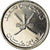 Coin, Oman, Qabus bin Sa'id, 25 Baisa, 2008, British Royal Mint, MS(63), Nickel
