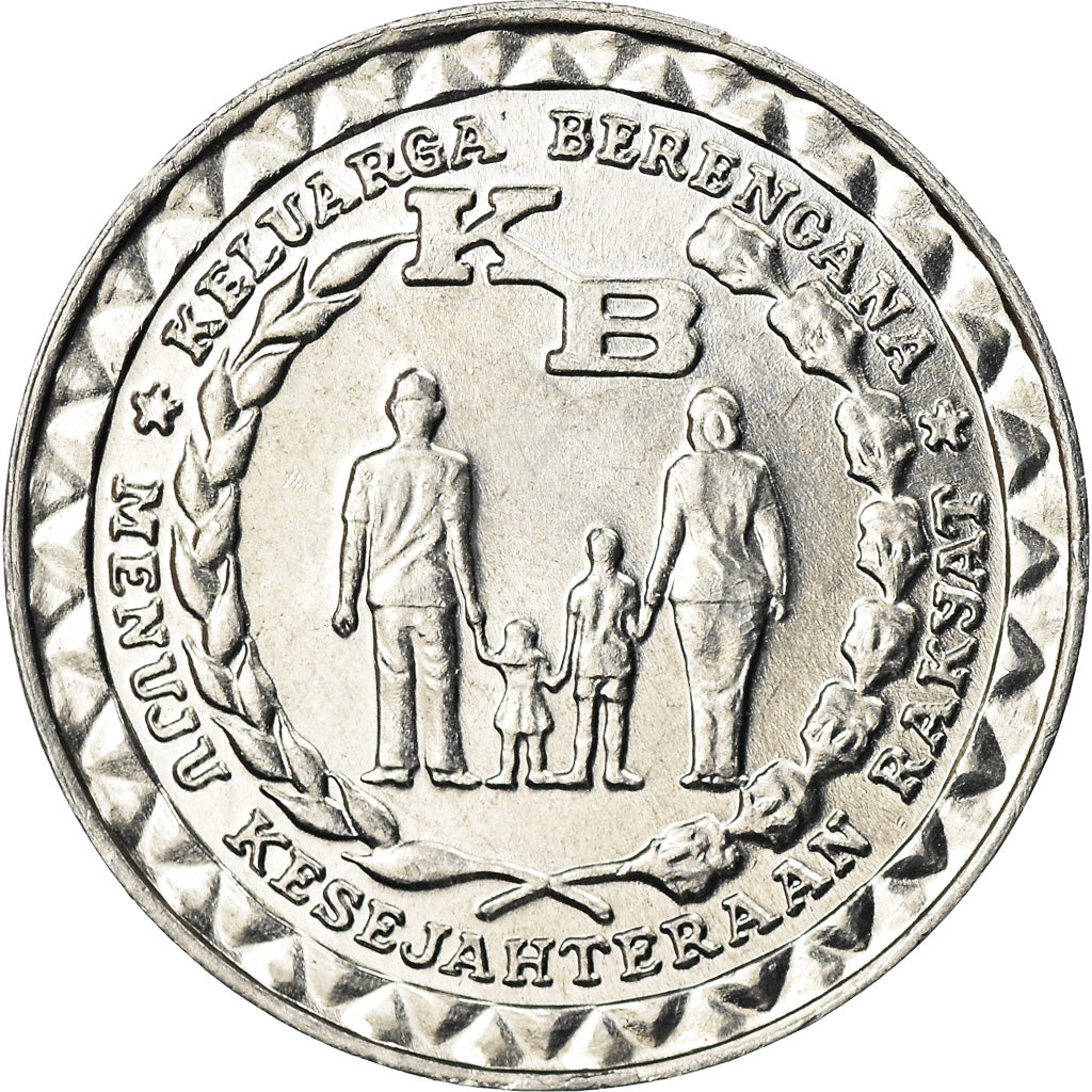 Moneda, Indonesia, 5 Rupiah, 1979, EBC+, Aluminio, KM:43