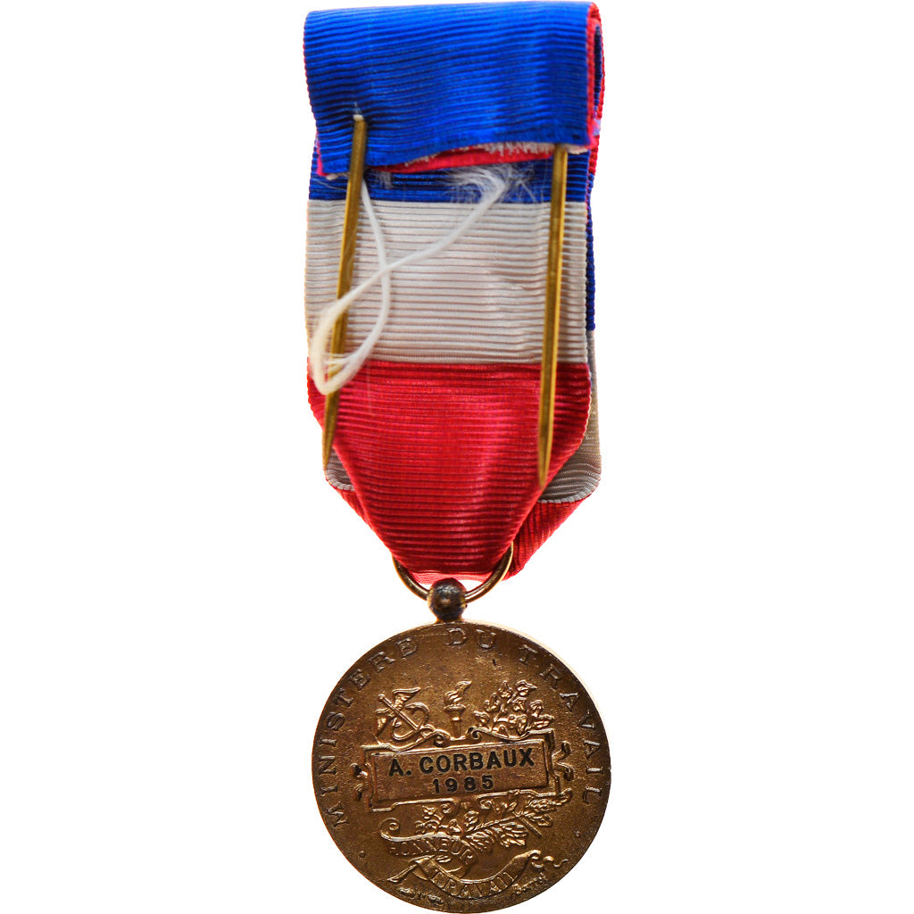 France, Médaille d'honneur du travail, Médaille, 1985, Excellent Quality