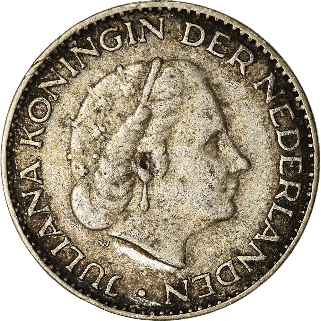 Moneta, Paesi Bassi, Juliana, Gulden, 1957, BB, Argento, KM:184