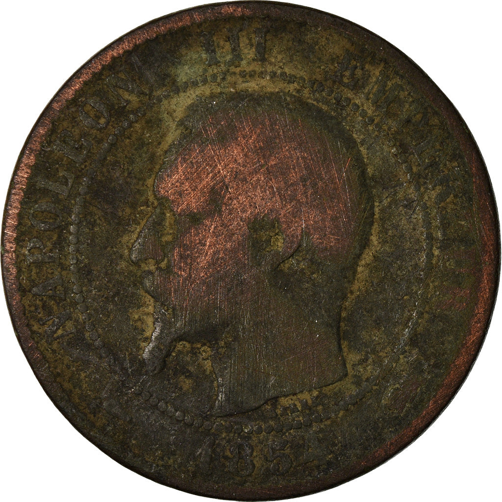 Coin, France, Napoleon III, Napoléon III, 10 Centimes, 1854, Lyon, F(12-15)