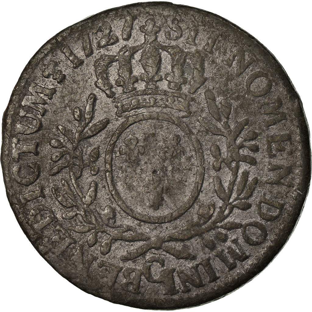 Coin, France, Louis XV, Ecu, 1727, Caen, Contemporary forgery, VF(20-25)