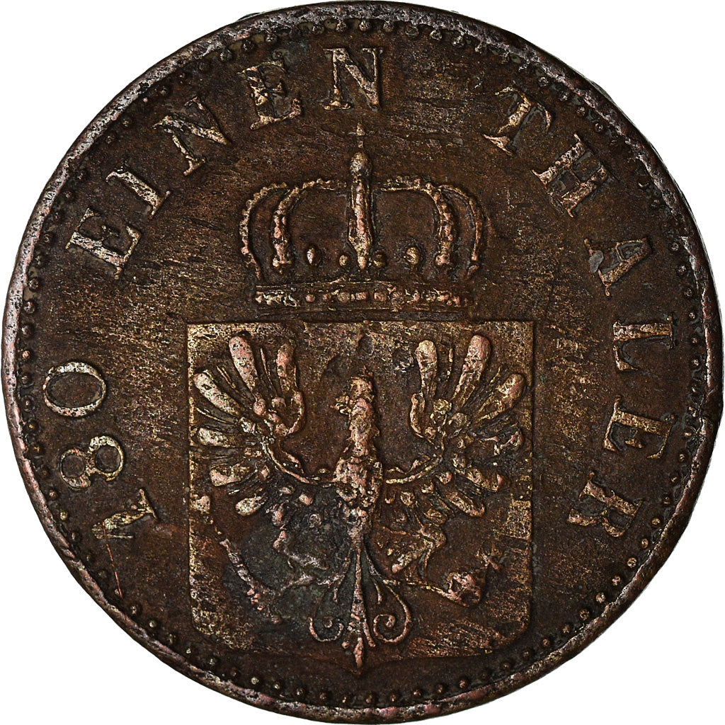 Münze, Deutsch Staaten, PRUSSIA, Wilhelm I, 2 Pfennig, 1869, Berlin, S, Kupfer