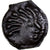 Senones, Potin à la tête d’indien, 1st century BC, Potin, AU(50-53)