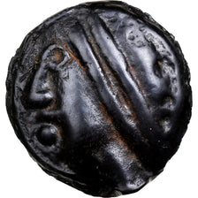Sequani, Potin à la grosse tête, 80-50 BC, Potin, EF(40-45), Delestrée:3091